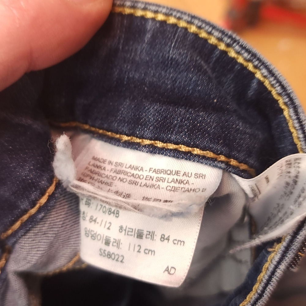 Levi Strauss Classic Mid Rise Skinny Jeans Dark Wash Size 16 - Picture 2 of 12